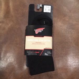 RED WING SHOES Combed Cotton Quarter Crew Work Socks Medium Weight Men’s NWT